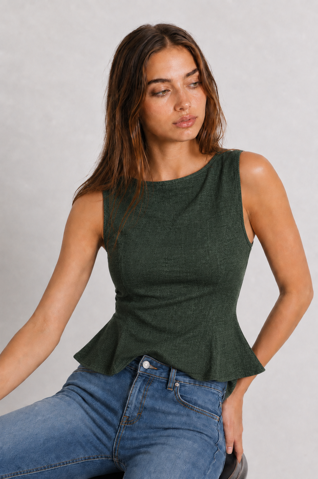 Minimalist Peplum top