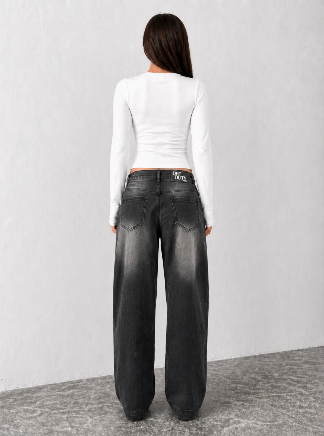 Night Flame Baggy Jeans