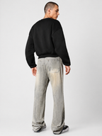 Deform Blue Straight A Line Jeans