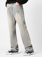 Deform Blue Straight A Line Jeans