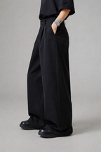 Street Cast Relaxed Wide Trousers