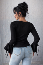 Charm Knit Cardigan Top