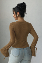 Charm Knit Cardigan Top