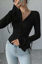 Charm Knit Cardigan Top