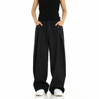 Finest Overlap Pleated Barrel Joggers
