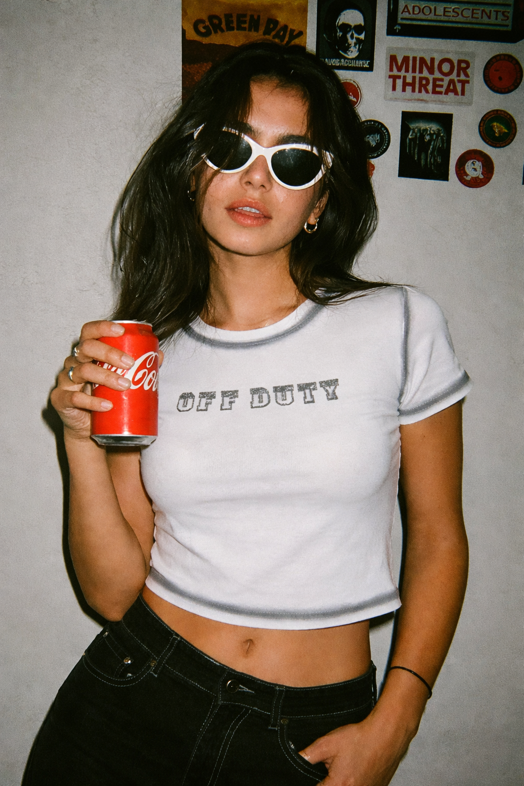 Spray Edge Cropped Tee