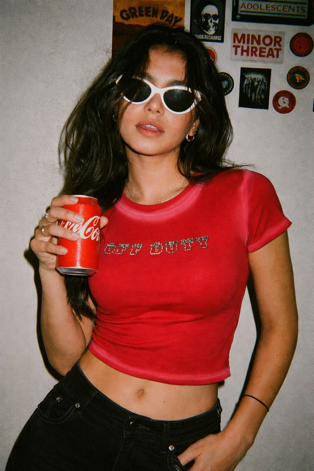 Spray Edge Cropped Tee
