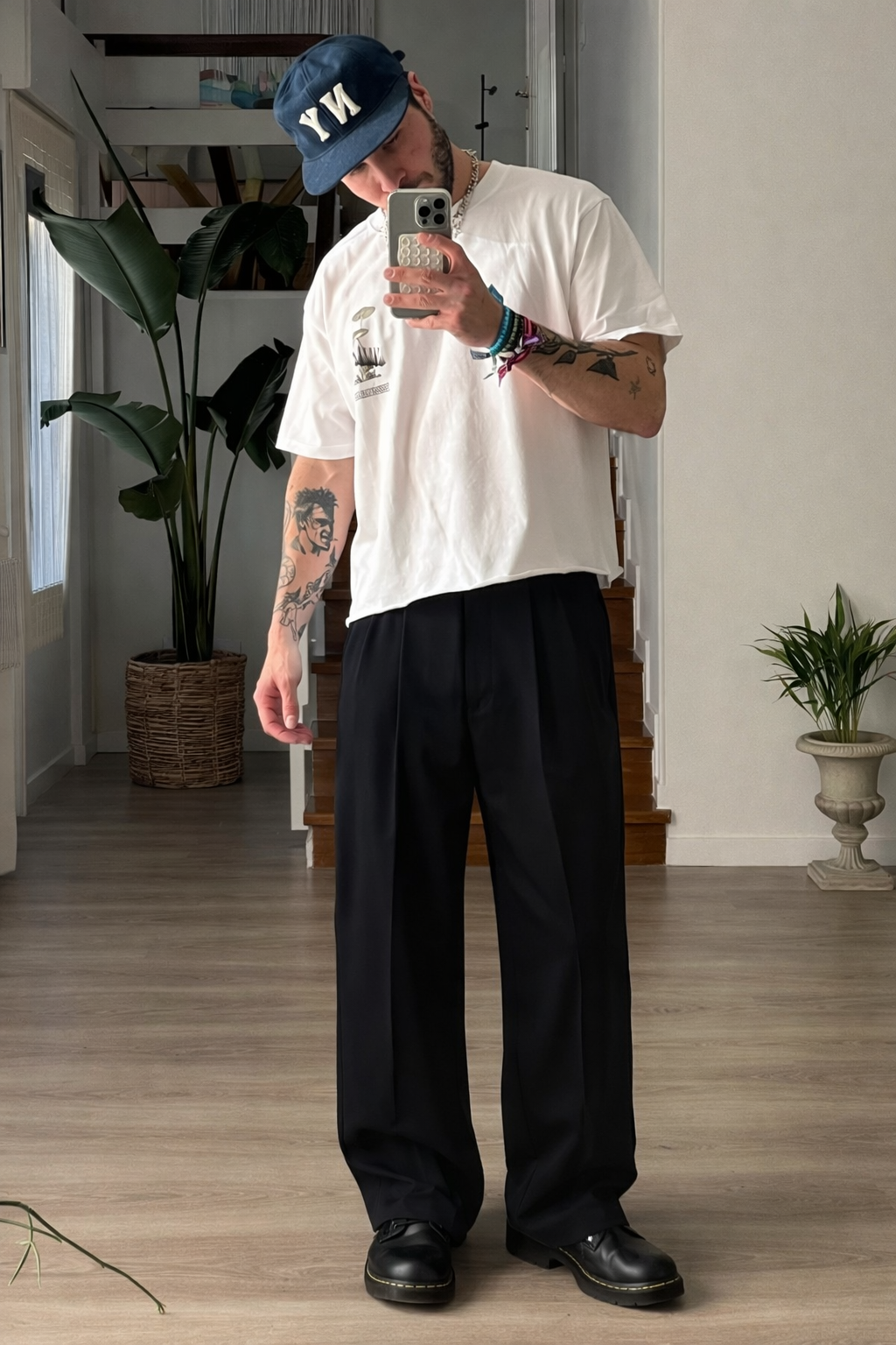 Korean Baggy Loose Fit Pants For Men - Image 4