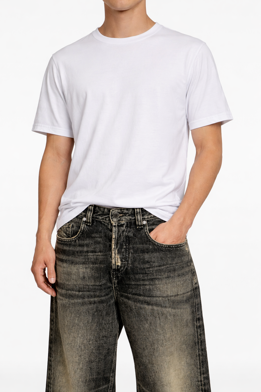 Night Vein Straight Fit Jeans