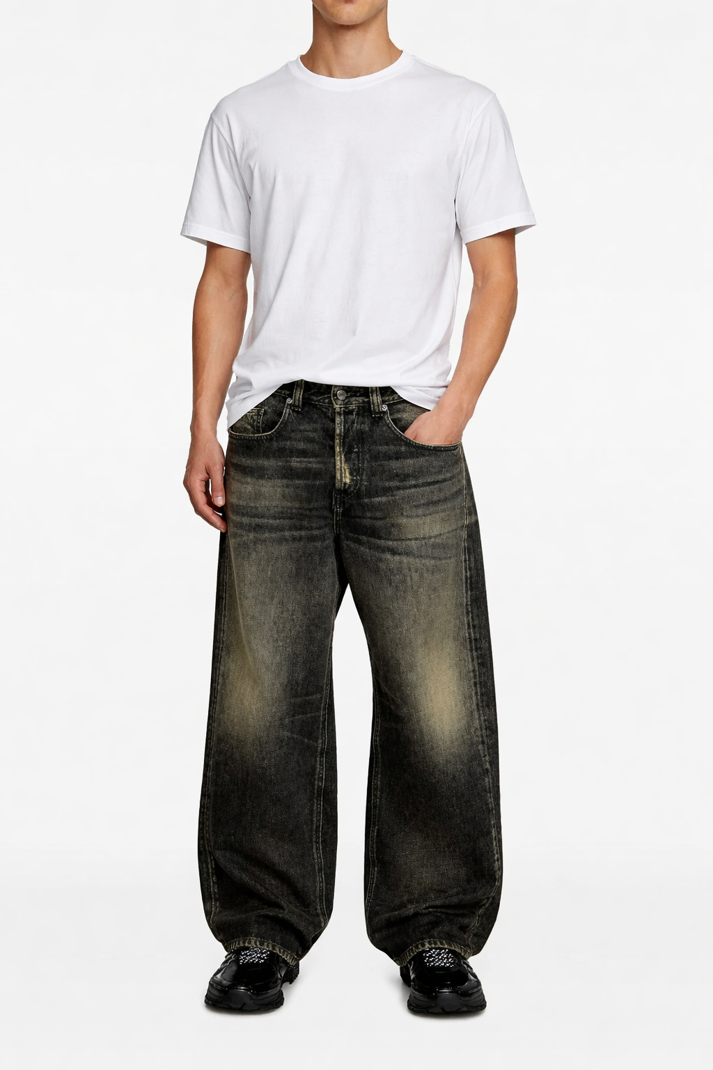 Night Vein Straight Fit Jeans
