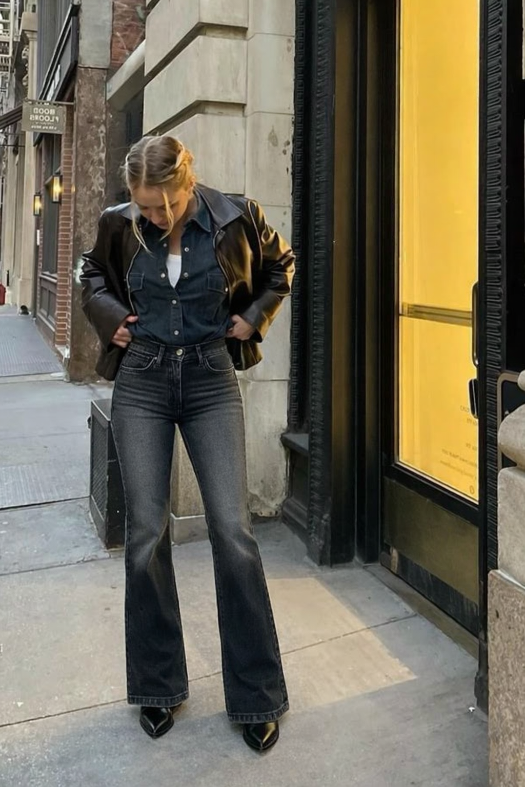 Midnight Ash Bootcut Jeans