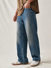 Subtle Fade Blue Straight Fit Jeans