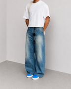 Heavy Collapse Edge Japan Baggy Jeans