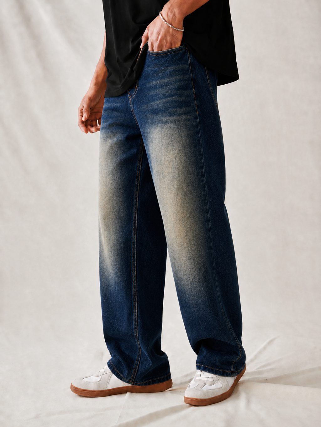 Darkwave Raw Straight Leg Jeans