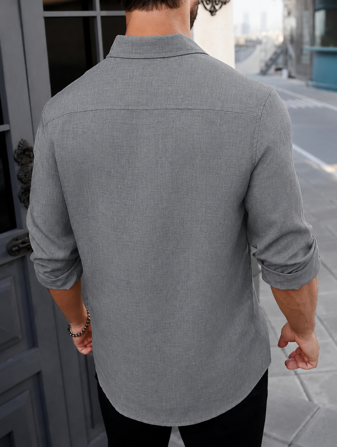 Super Soft Linen Long Sleeve Shirt - Image 16
