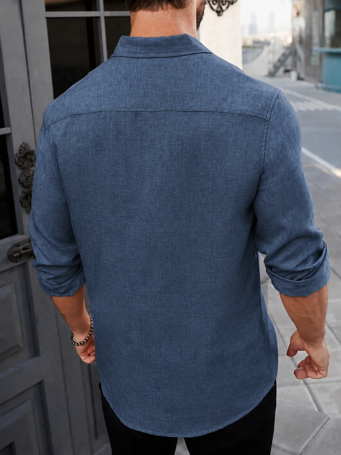 Super Soft Linen Long Sleeve Shirt - Image 11