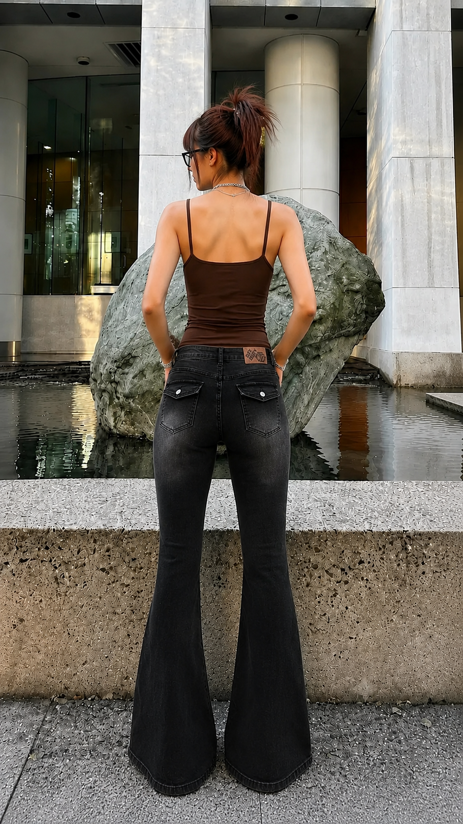 Night Vision Flare Jeans