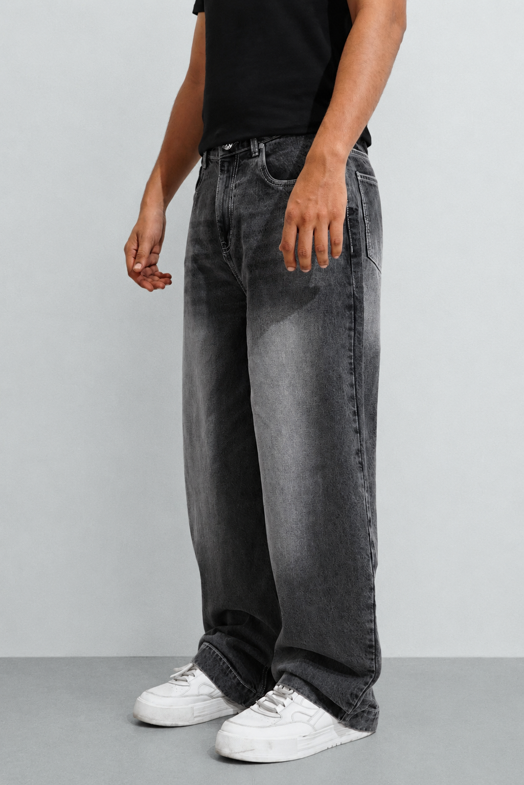 Iron Grey Japan Baggy Jeans - Image 3
