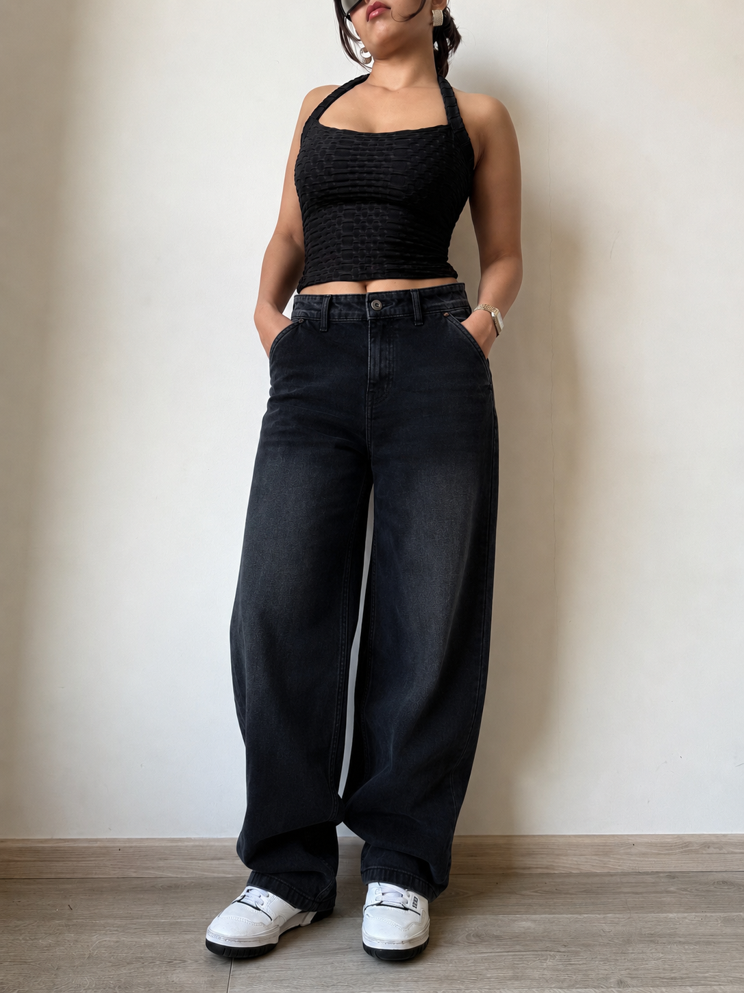 Night Flame Baggy Jeans
