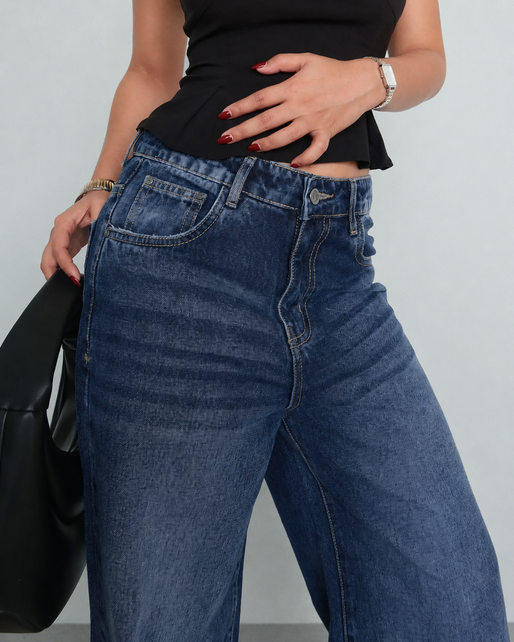 So Much Attitude Baggy Wide Leg Jeans