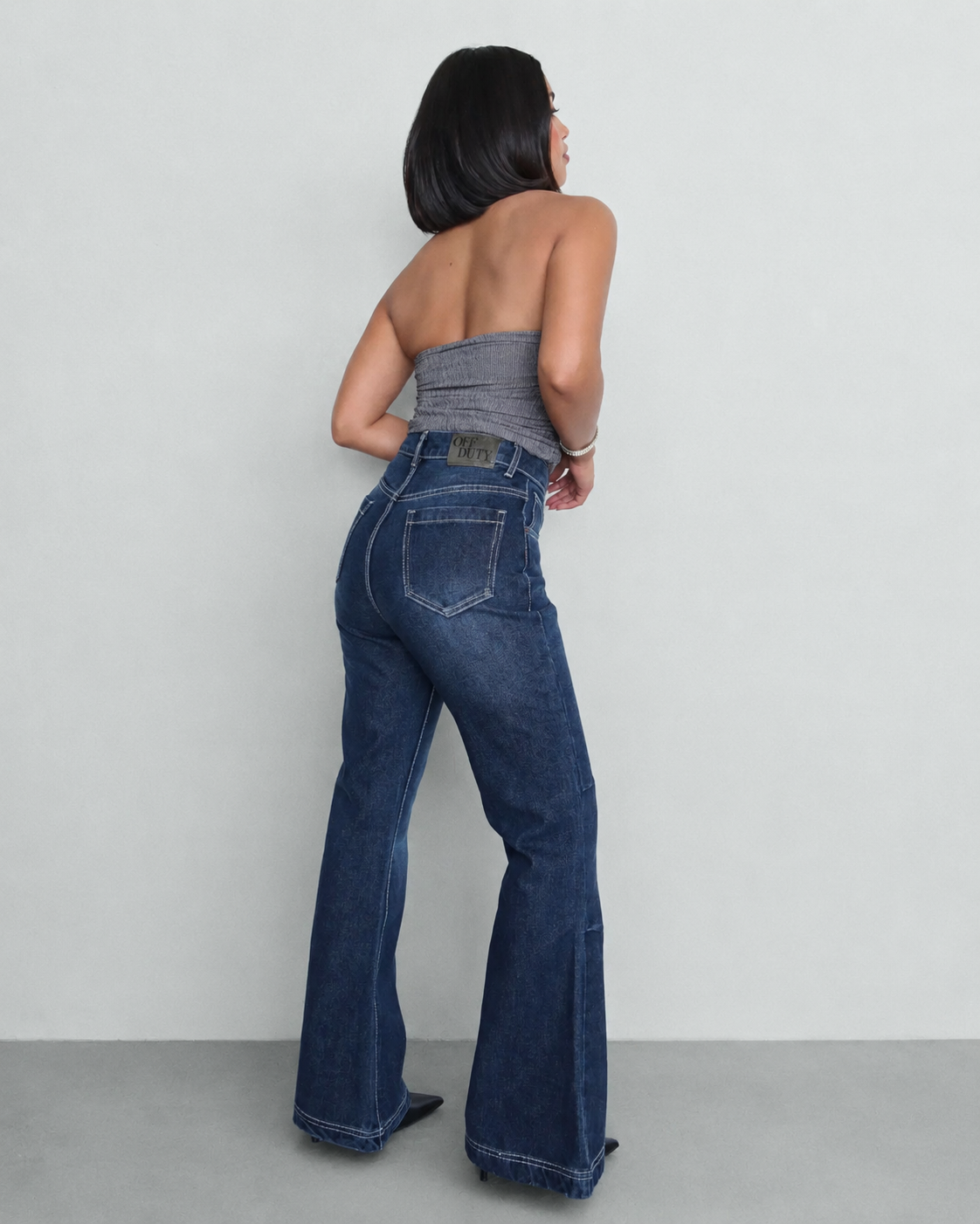 Static Fade Flare Jeans