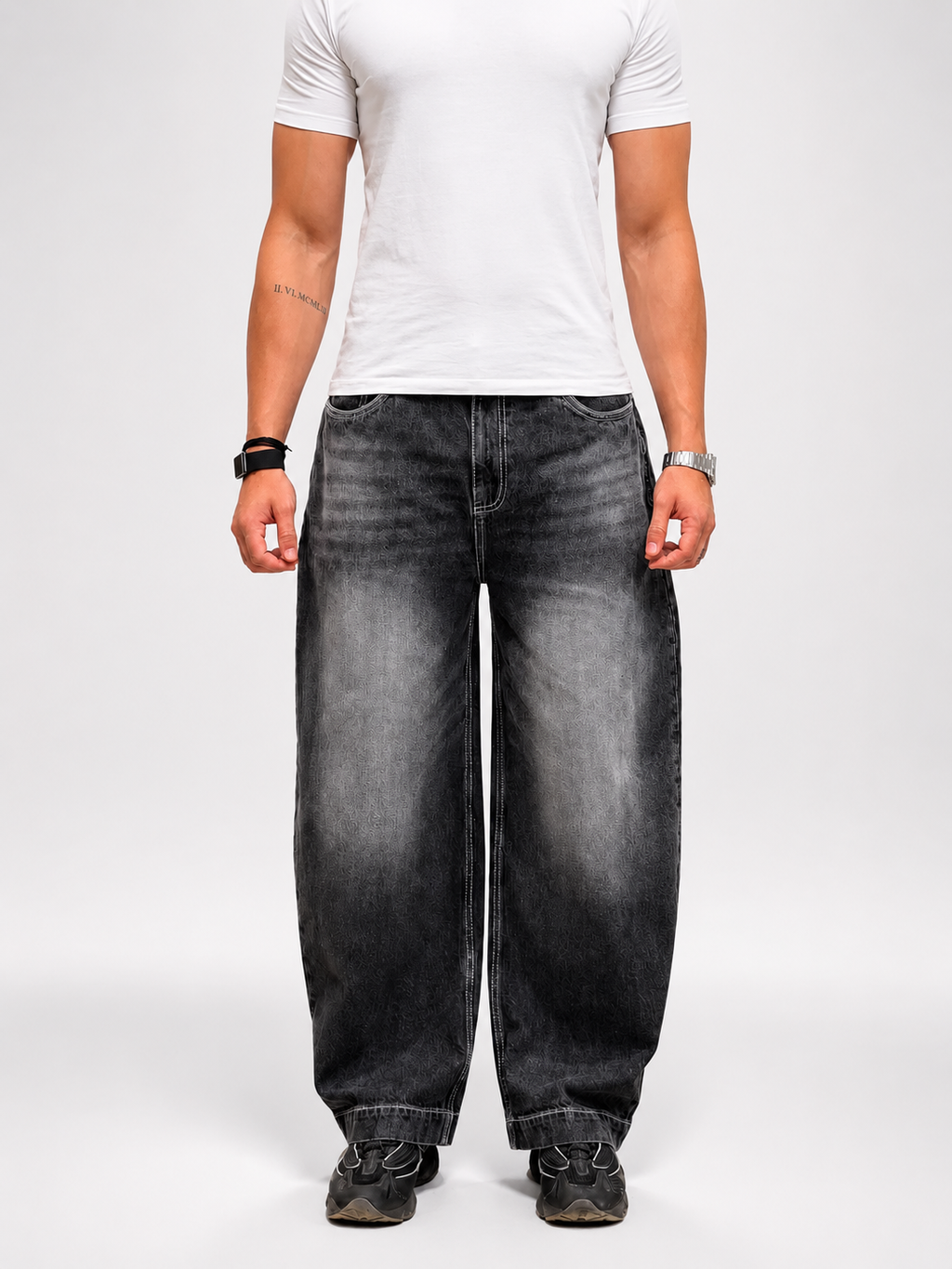 Iron Grey Japan Baggy Jeans