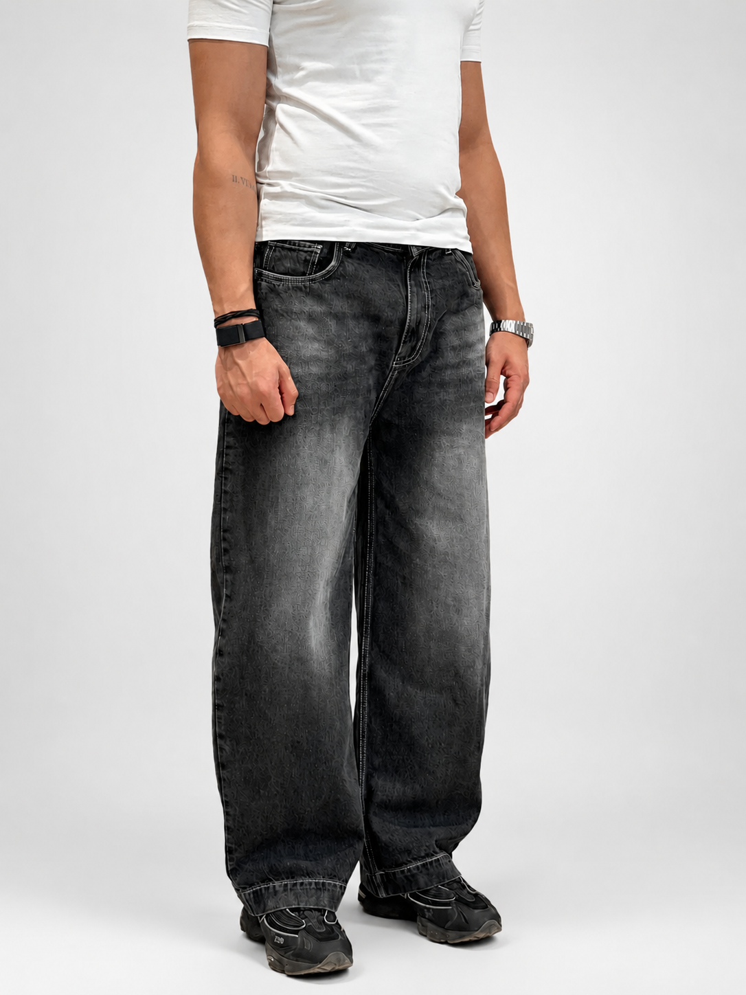 Iron Grey Japan Baggy Jeans
