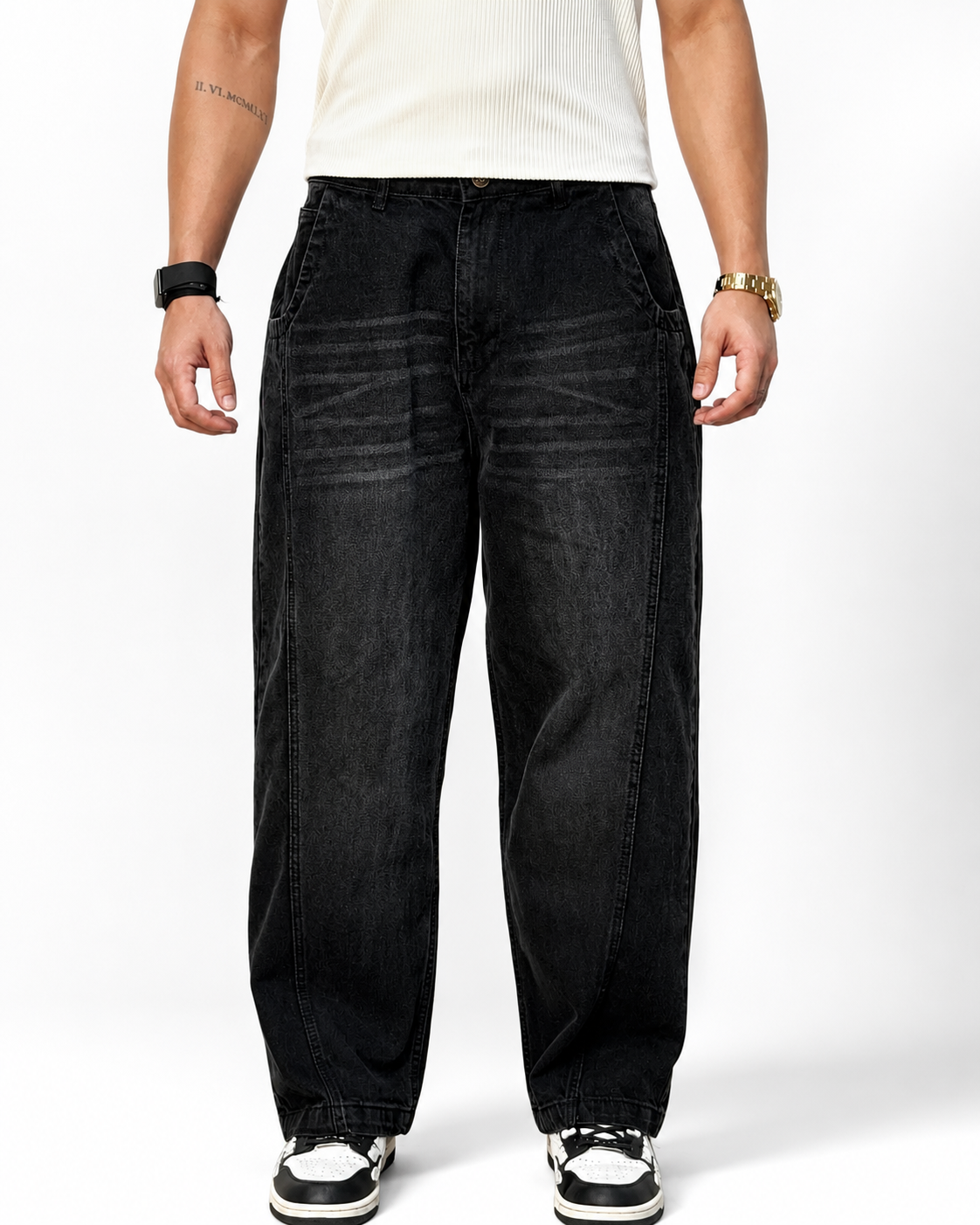 Level Up Panel Super Baggy Jeans