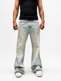 Deform Blue Straight A Line Jeans