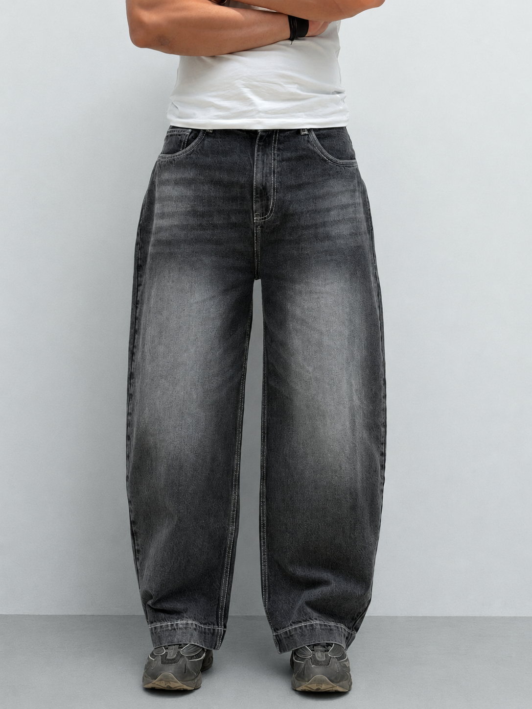 Iron Grey Japan Baggy Jeans