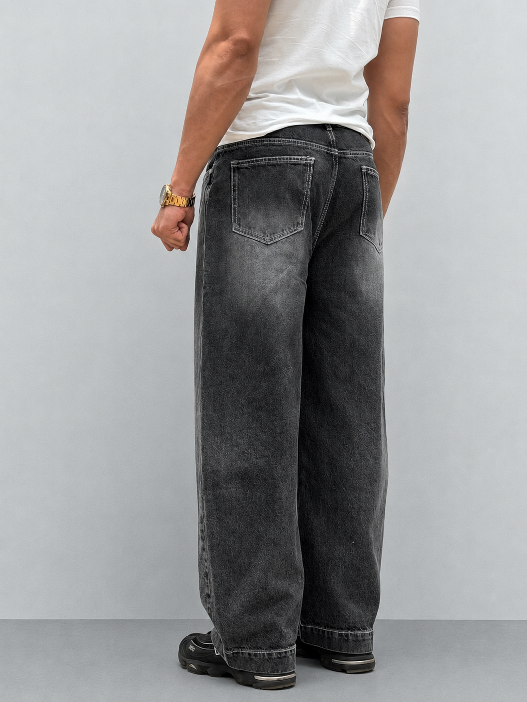 Iron Grey Japan Baggy Jeans