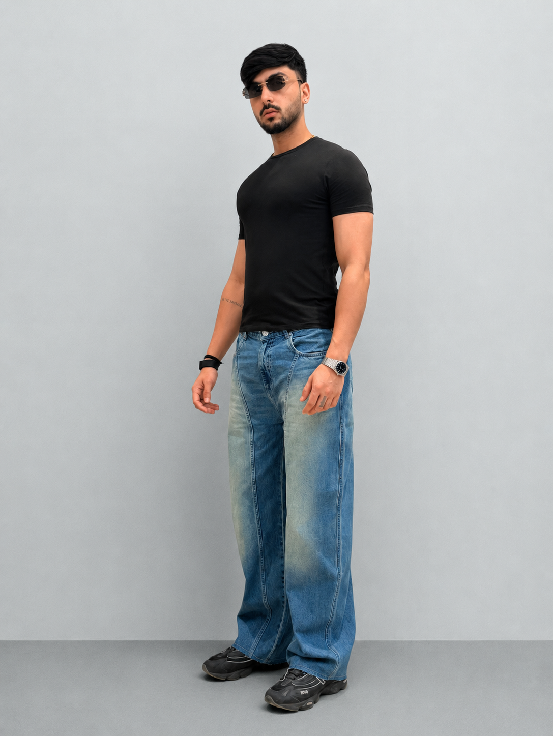 Heavy Collapse Edge Japan Baggy Jeans