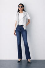 Deep Blue Flare Bootcut Jeans