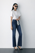 Deep Blue Flare Bootcut Jeans