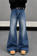 Space Matter Blue Bootcut Jeans
