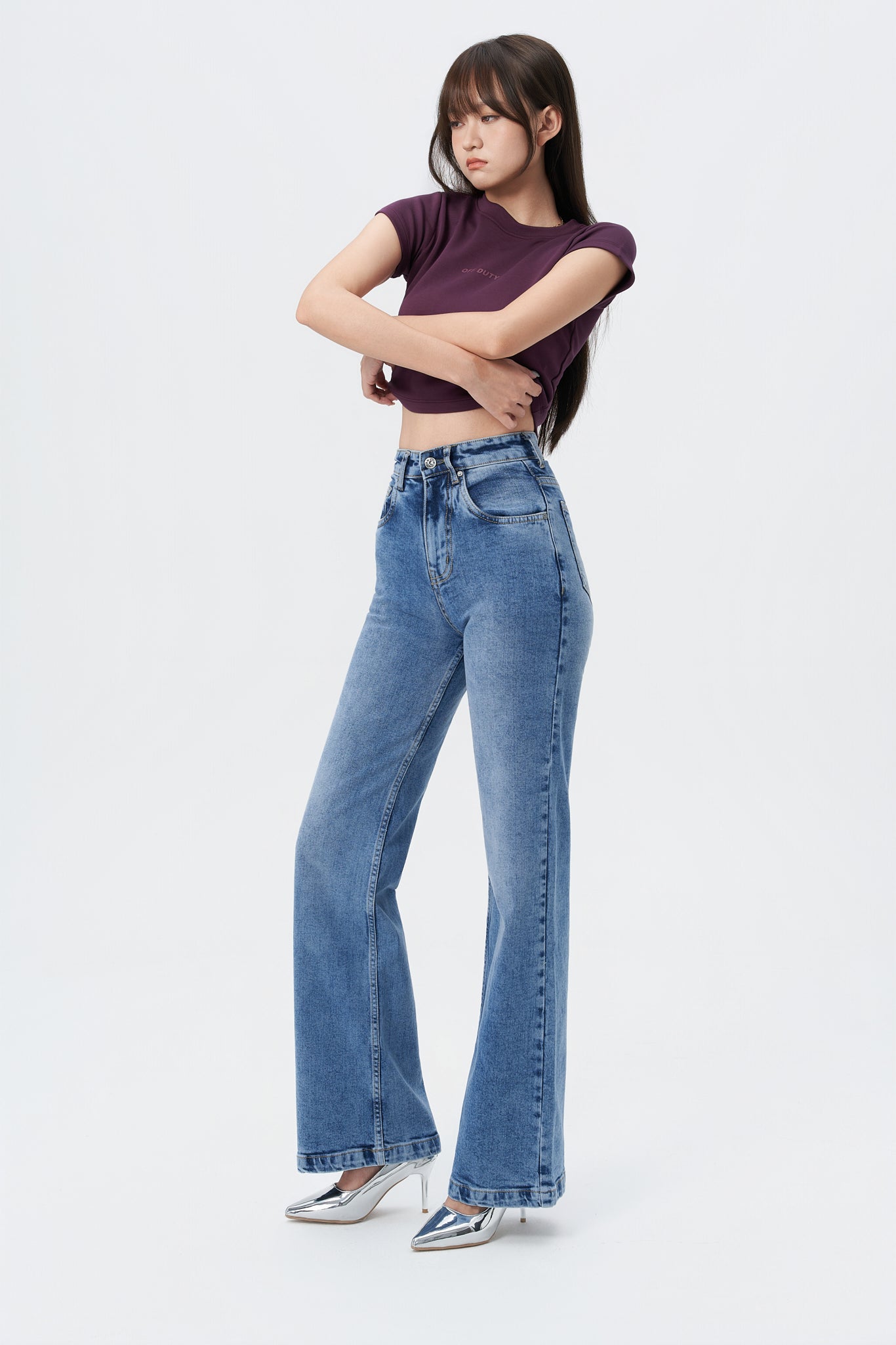 Classic Blue Wide Leg Jeans