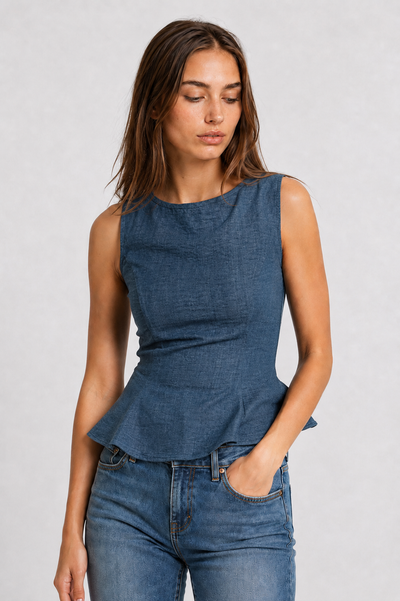 Minimalist Peplum top