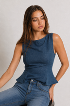 Minimalist Peplum top