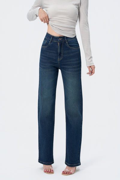 Copper Blue Loose Straight Fit Jeans