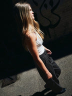 Striped Boxer Wide Leg Trousers