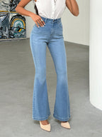 Clear Sky Wash Flare Fit Jeans