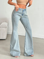 Stellar Grey Extra Flare Fit Jeans
