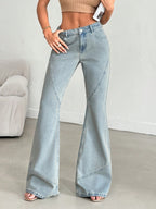 Stellar Grey Extra Flare Fit Jeans