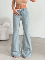 Stellar Grey Extra Flare Fit Jeans