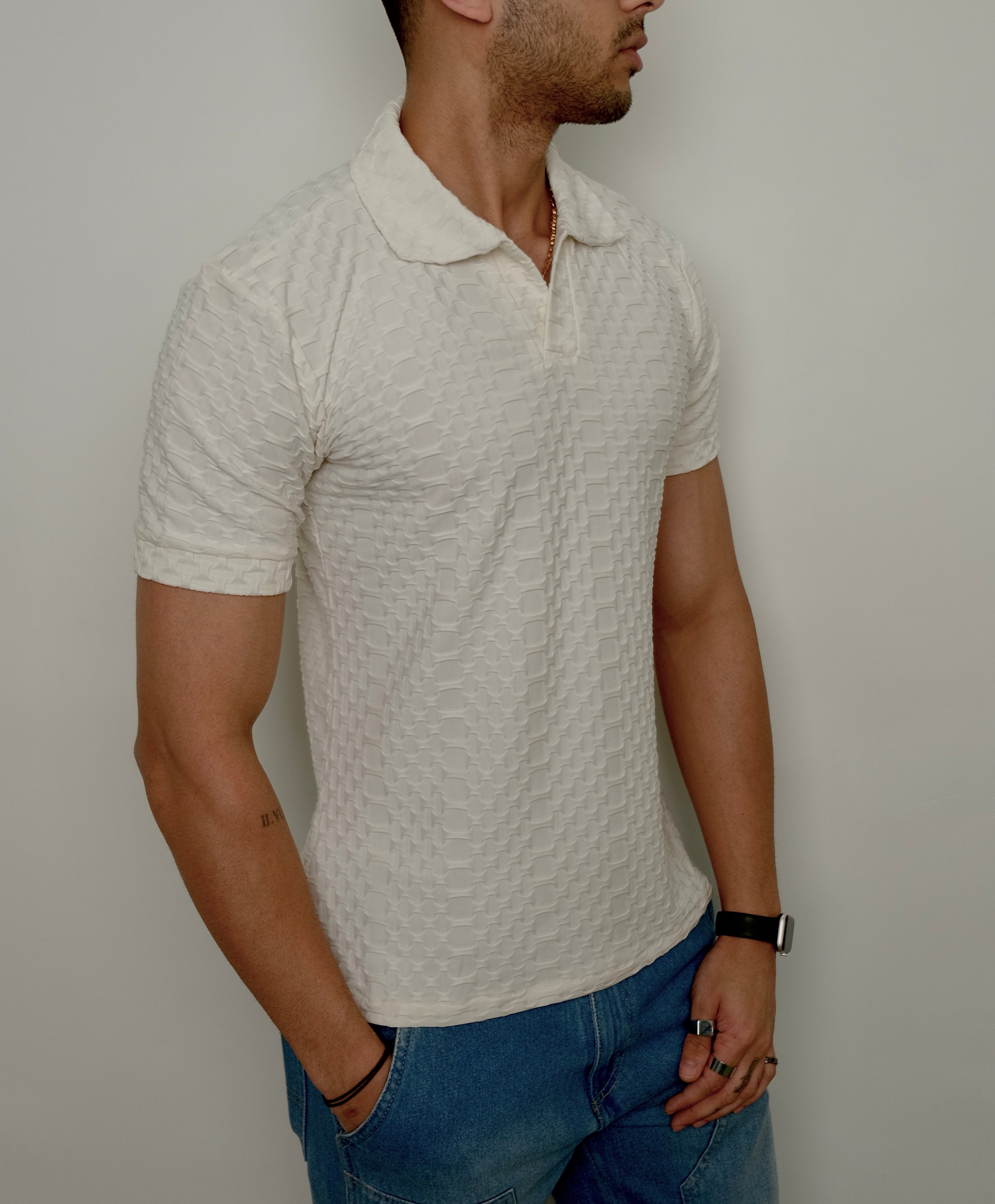 Jacquard Elite Polo T-shirt