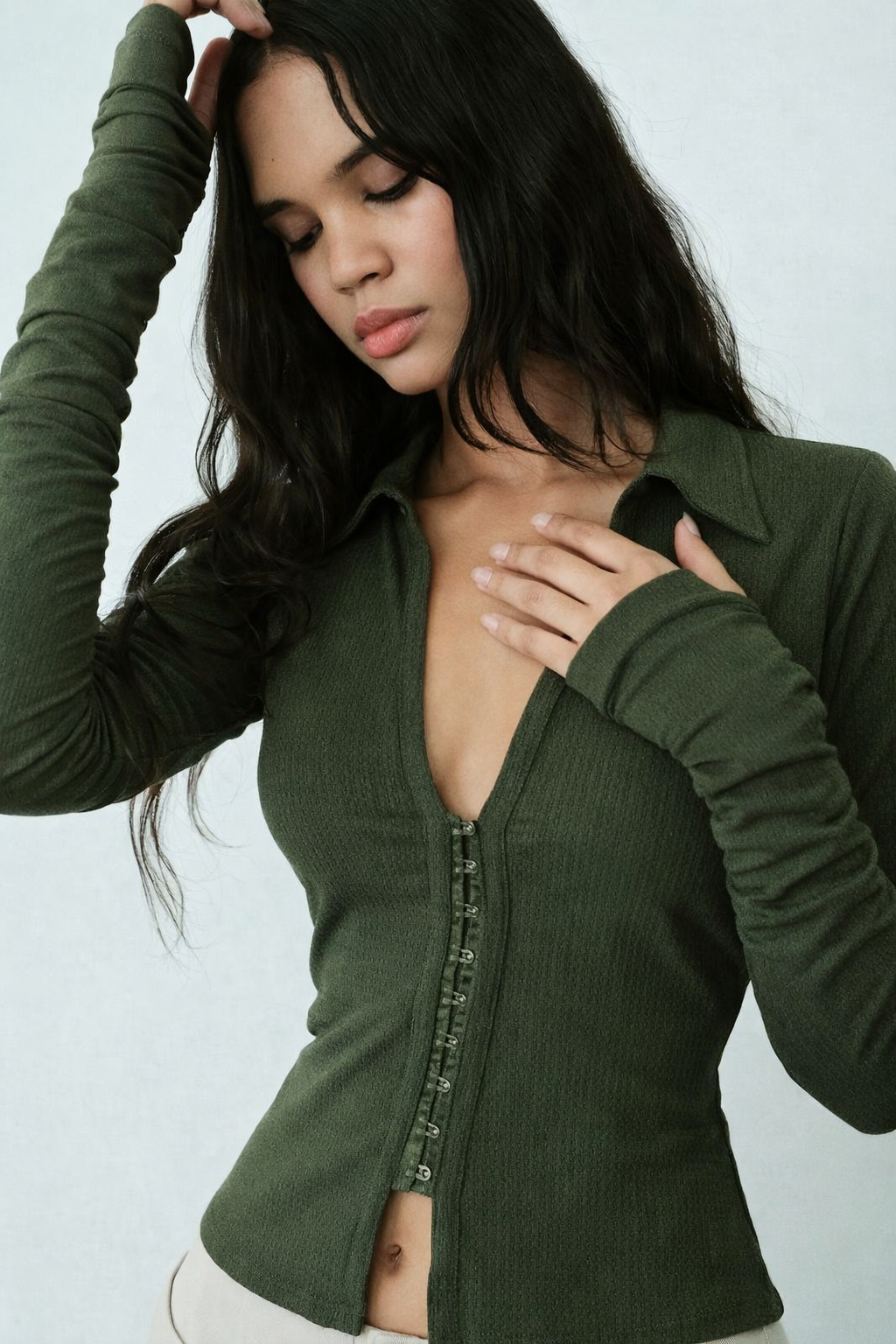 Hookline Edge Shirt Top