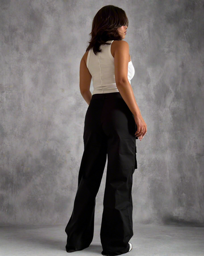 City Chic Multi Pocket Trousers