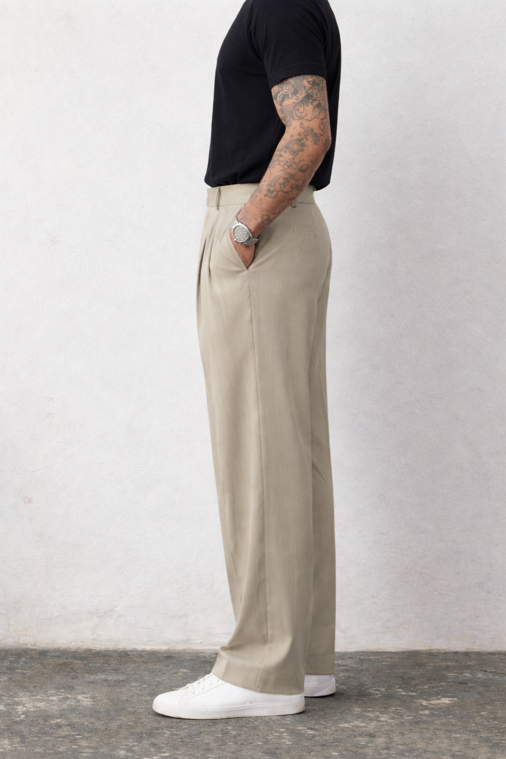 Neat Pleats Tailored Linen Pants