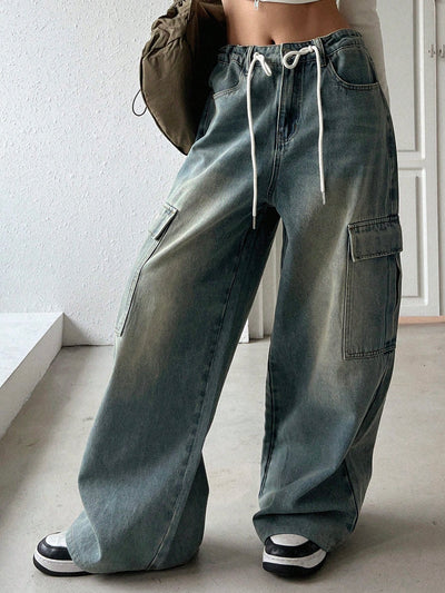 Outland Draw Wide Leg Cargo Jeans
