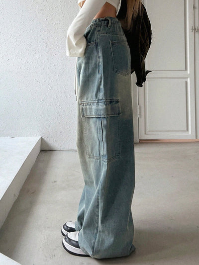Outland Draw Wide Leg Cargo Jeans